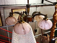 Art deco luster met 5 lichtpunten - afbeelding 2 van  5
