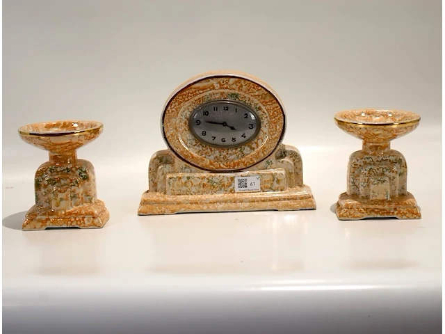 Art deco schouwklok - afbeelding 1 van  4