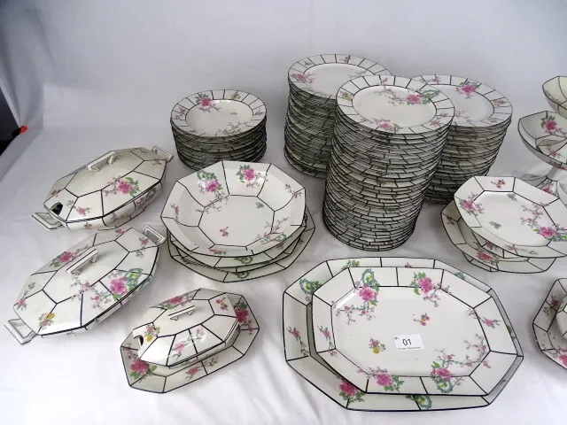 Art deco servies limoges - afbeelding 2 van  8