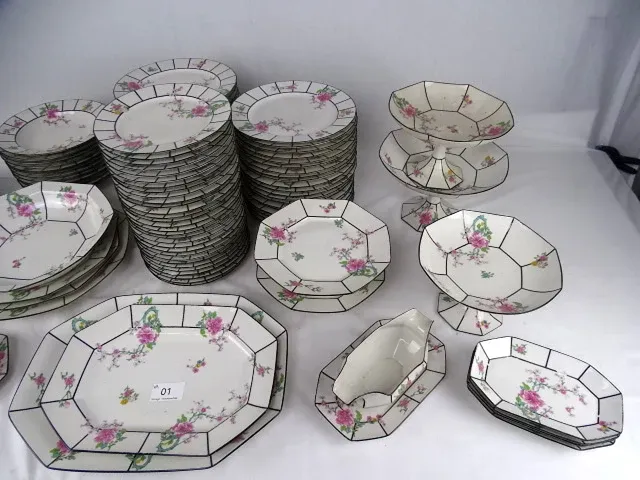 Art deco servies limoges - afbeelding 3 van  8