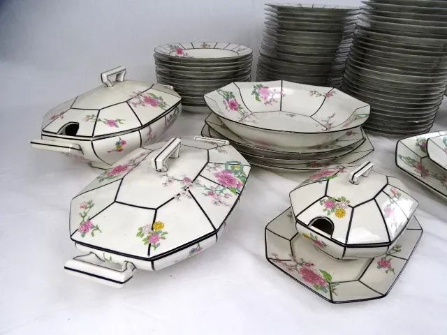 Art deco servies limoges - afbeelding 5 van  8