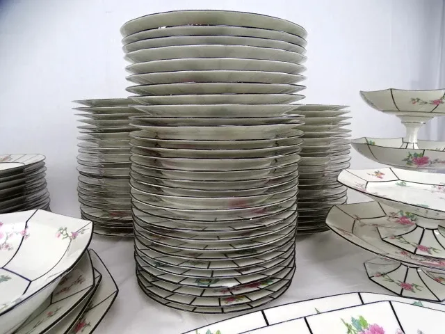 Art deco servies limoges - afbeelding 6 van  8
