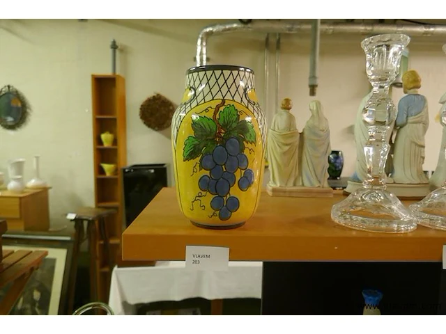 Art deco vaas - afbeelding 2 van  2