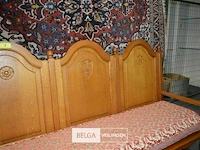 Art nouveau bank, salontafel en 2 clubzetels - afbeelding 4 van  7