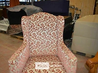 Art nouveau bank, salontafel en 2 clubzetels - afbeelding 5 van  7