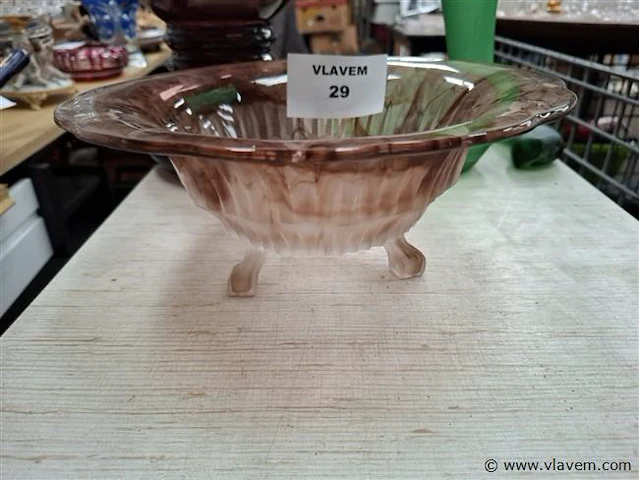 Artdeco gekleurd glas - afbeelding 2 van  3