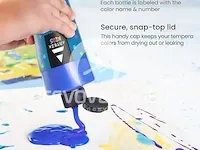 Arteza premium tempera-verf set v 16 flacons van 400ml - afbeelding 5 van  7