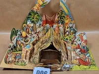Artia prague antieke pop-up kerststal - afbeelding 2 van  7