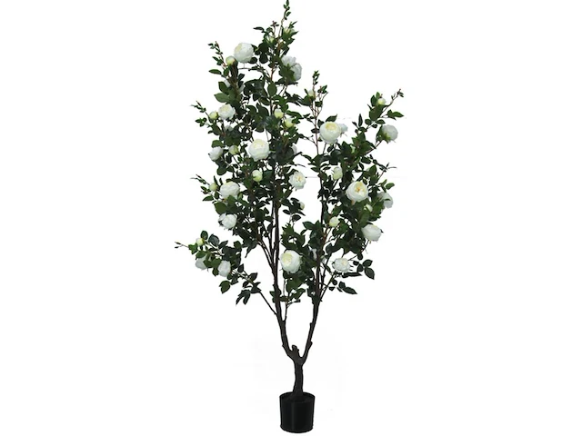 Artificial cambbage rose tree 210cm - afbeelding 1 van  2