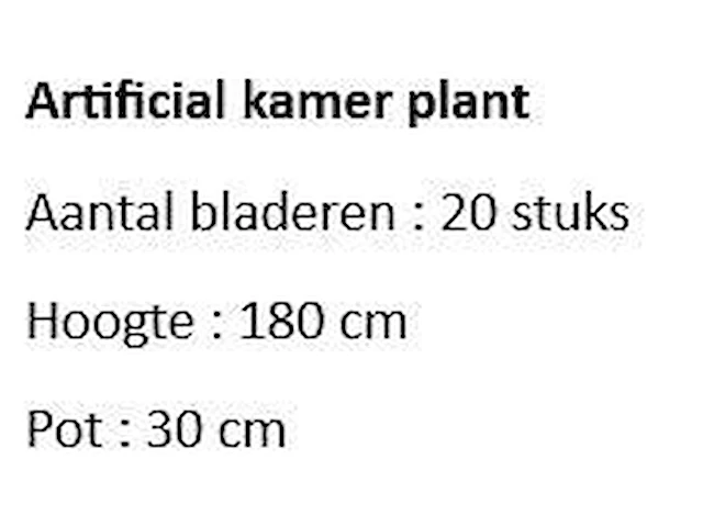Artificial palm tree 180cm - afbeelding 2 van  2