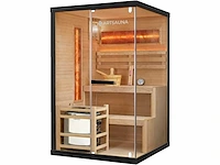 Artsauna vantaa 120 saunacabine met zoutsteen - afbeelding 2 van  9