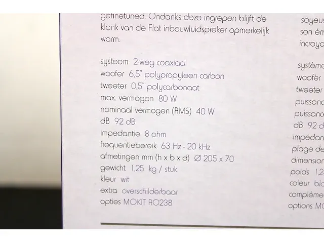 Artsound inwall speakers - afbeelding 3 van  3