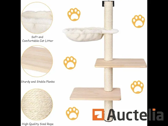 As tot cat wand 104 cm - cat scraper - afbeelding 8 van  8