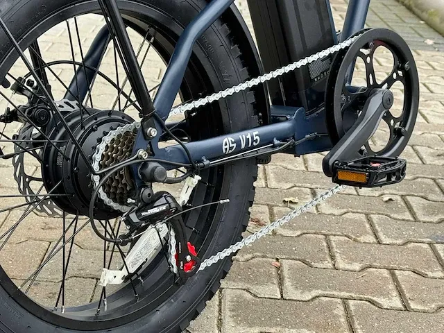 As v15 vouwfiets fatbike (blauw) - afbeelding 7 van  11