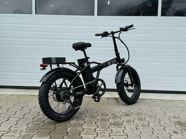 As v15 vouwfiets fatbike (zwart) - afbeelding 2 van  11