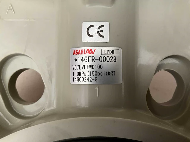 Asahi av 14gfr-00028.vlinderklep afsluiter. - afbeelding 2 van  3
