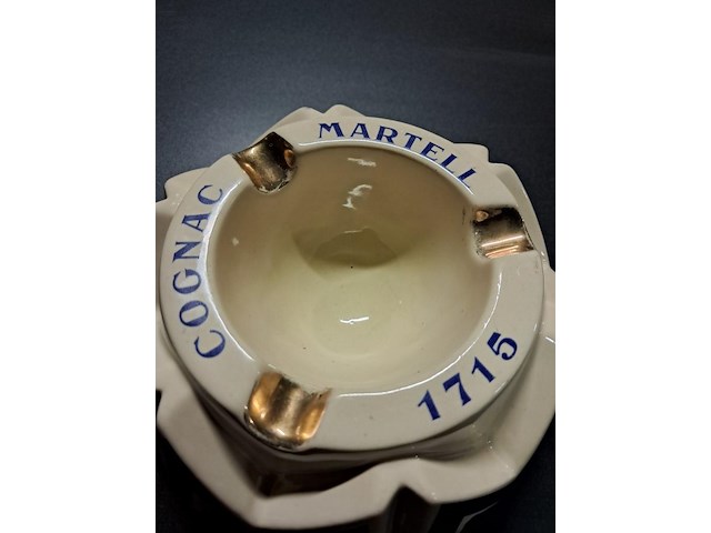 Asbak martell cognac - afbeelding 3 van  3