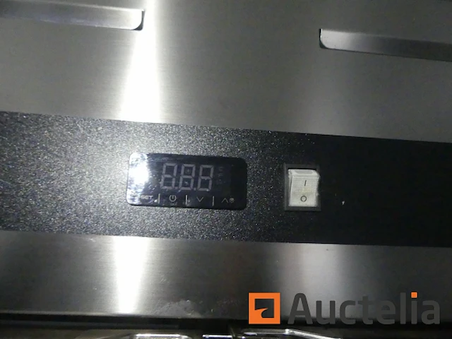 Asber 2-deurs rvs rechtopstaande vriezer gcnz-1402 - afbeelding 3 van  10
