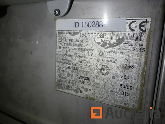 Asber etpb-135 se 2-drawer koelkast teller - afbeelding 5 van  8