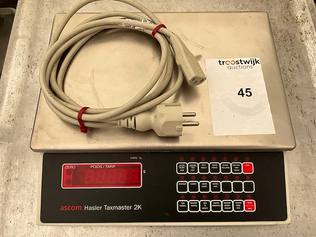 Ascom hasler taxmaster 2 k post weegschaal - afbeelding 1 van  1