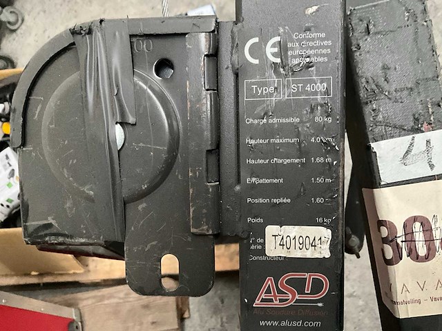 Asd st 4000 hefstandaard (2x) - afbeelding 2 van  6