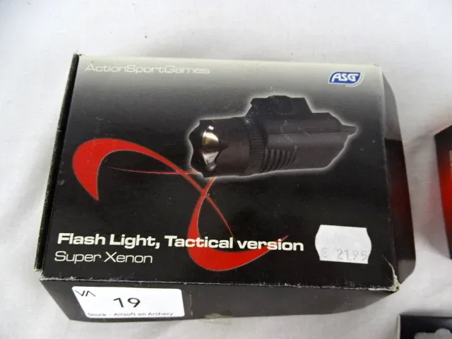 Asg flashlight + micro laser sight - afbeelding 2 van  4