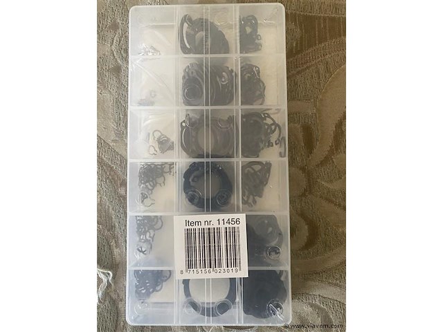 Assortiment externe borg ringen 300-delig - afbeelding 2 van  3