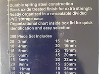 Assortiment externe borg ringen 300-delig - afbeelding 3 van  3