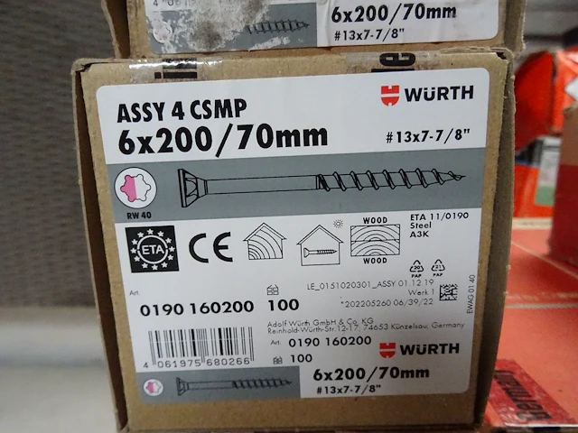 Assortiment ijzerwaren wurth - afbeelding 9 van  11