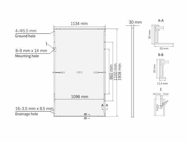 Astro energy 2000 watt solar balkon kit - afbeelding 8 van  12