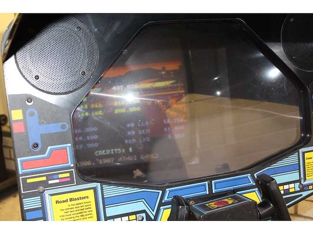 Atari - 1987 - road blaster - cockpit video race arcade - afbeelding 4 van  9