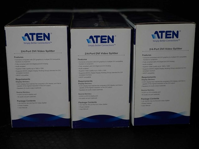 Aten - dvi splitter 1-2 - video (3x) - afbeelding 2 van  2