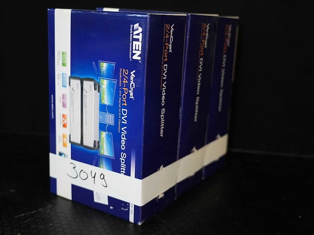 Aten - dvi splitter 1-2 - video (3x) - afbeelding 1 van  2