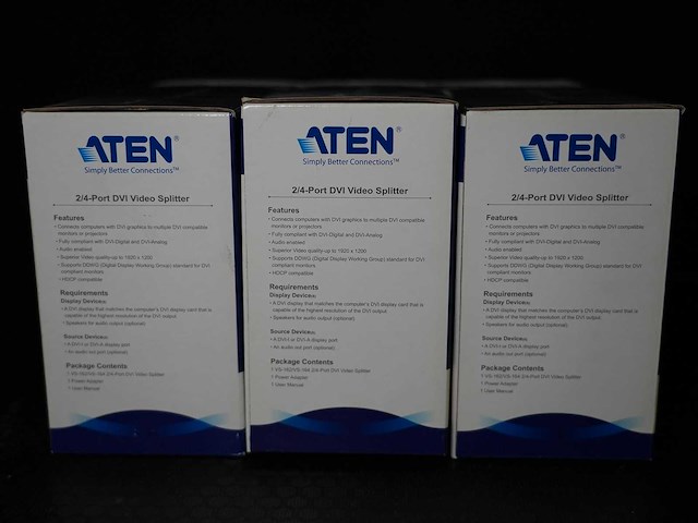 Aten - dvi splitter 1-2 - video (3x) - afbeelding 2 van  2