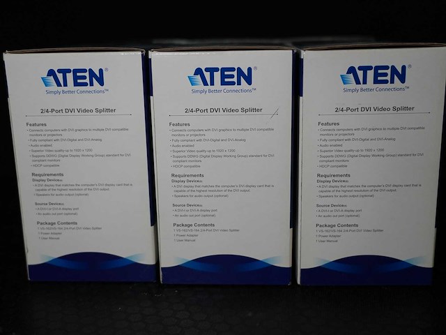 Aten - dvi splitter 1-2 - video (3x) - afbeelding 2 van  2
