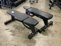 Athletic performance adjustable bench 2x krachtstation - afbeelding 2 van  3