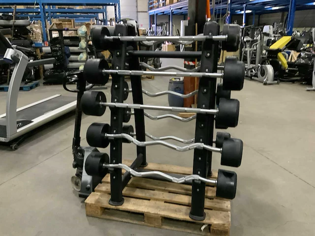 Athletic performance barbell met rek 435kg krachtstation - afbeelding 1 van  6