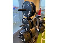 Athletic performance bumper plate 50mm nieuw 4x5;4x10;8x15kg krachtstation - afbeelding 1 van  4