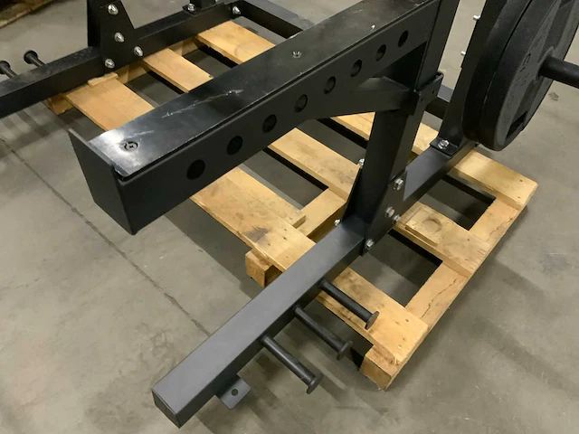 Athletic performance half rack 120kg met stang krachtstation - afbeelding 3 van  6