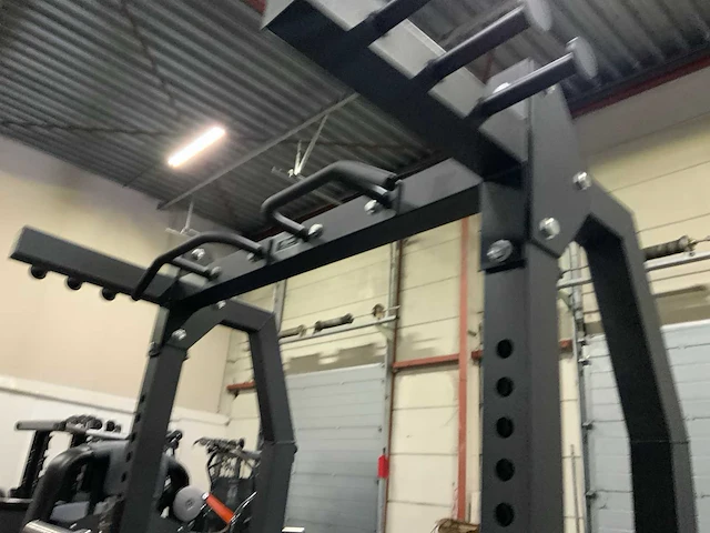 Athletic performance half rack 120kg met stang krachtstation - afbeelding 5 van  6