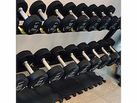 Athletic performance pu dumbbells nieuw zonder rek 10 t/m 30kg krachtstation - afbeelding 1 van  3