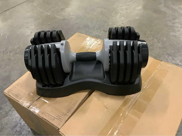 Athletic performance set verstelbare dumbbells 2,5kg t/m 25kg krachtstation - afbeelding 5 van  7