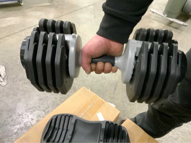 Athletic performance set verstelbare dumbbells 2,5kg t/m 25kg krachtstation - afbeelding 1 van  7