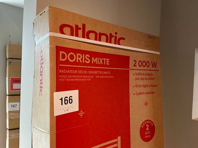 Atlantic doris mixte handdoekradiator - afbeelding 2 van  3