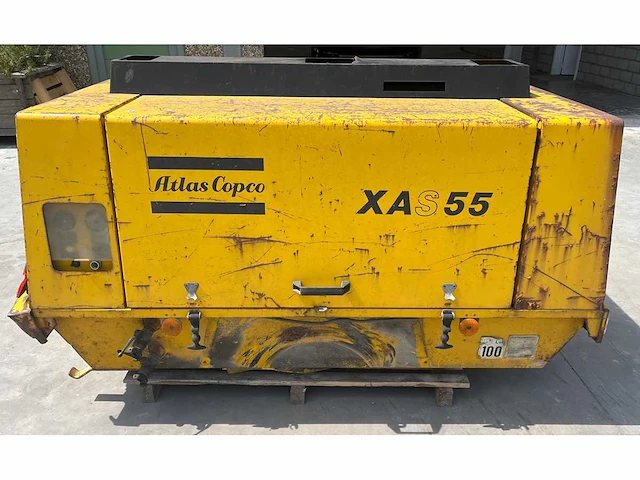 Atlas copco - 1992 - xa s55 - luchtcompressor - afbeelding 1 van  16