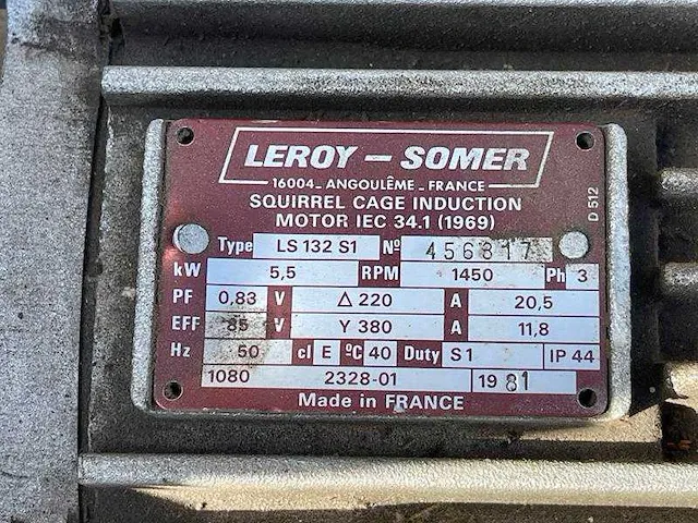Atlas copco - le 8 - air compressors - afbeelding 7 van  10
