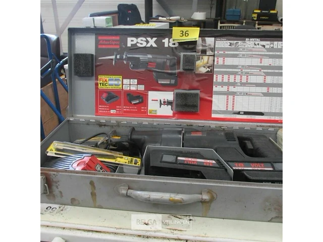 Atlas copco accu zaagmachine 18v - afbeelding 1 van  5