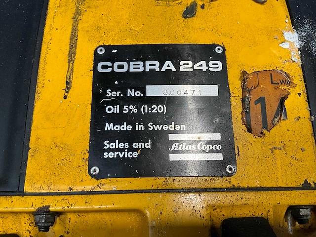 Atlas copco cobra 249 breekhamer - afbeelding 2 van  9