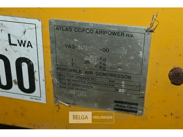 Atlas copco compressor aanhangwagen - afbeelding 13 van  13