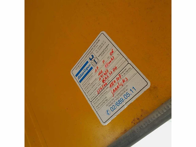 Atlas copco dieselcompressor - afbeelding 14 van  15